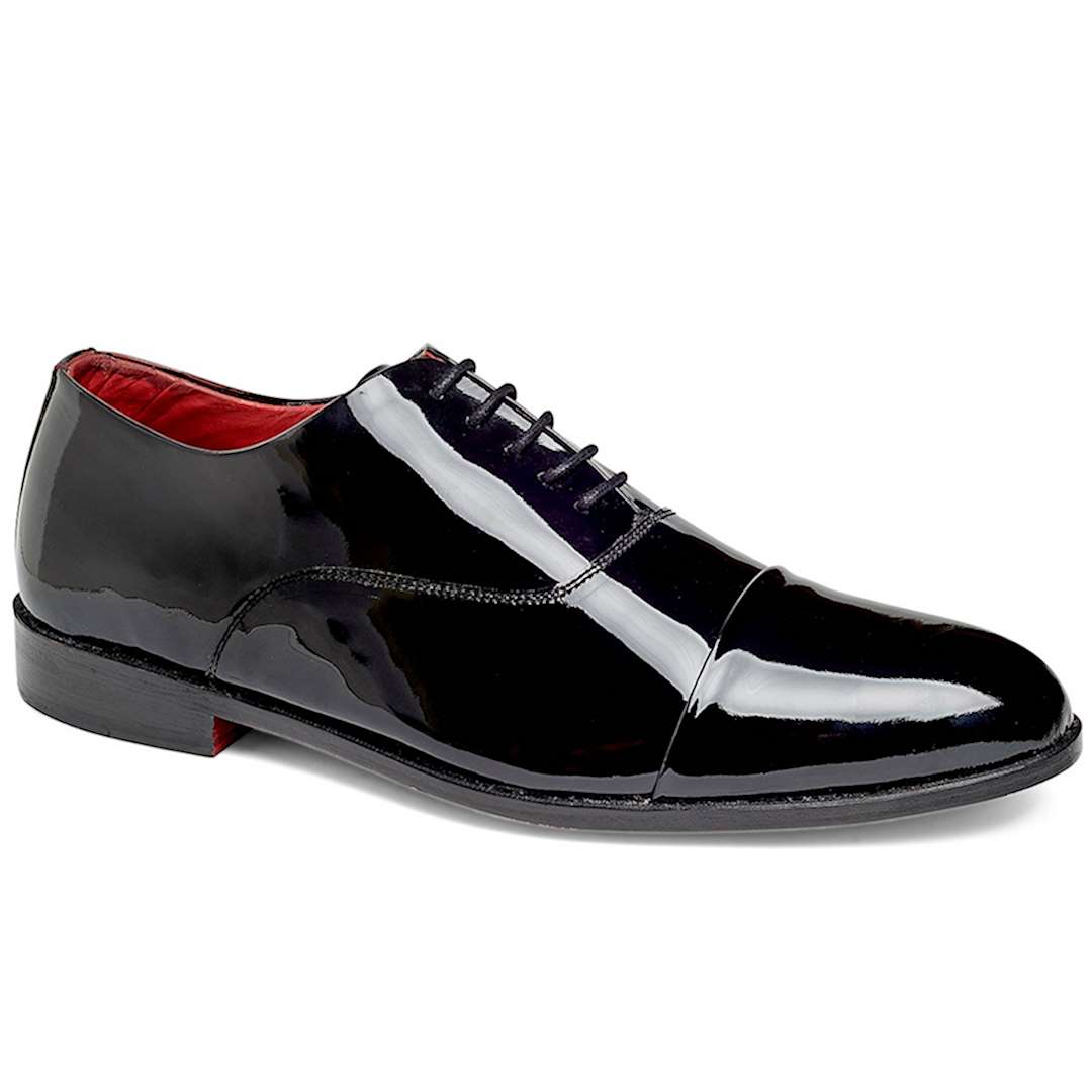 New Boys Black Leather Lace Formal Shoes Suitable School Wedding Party UK Size