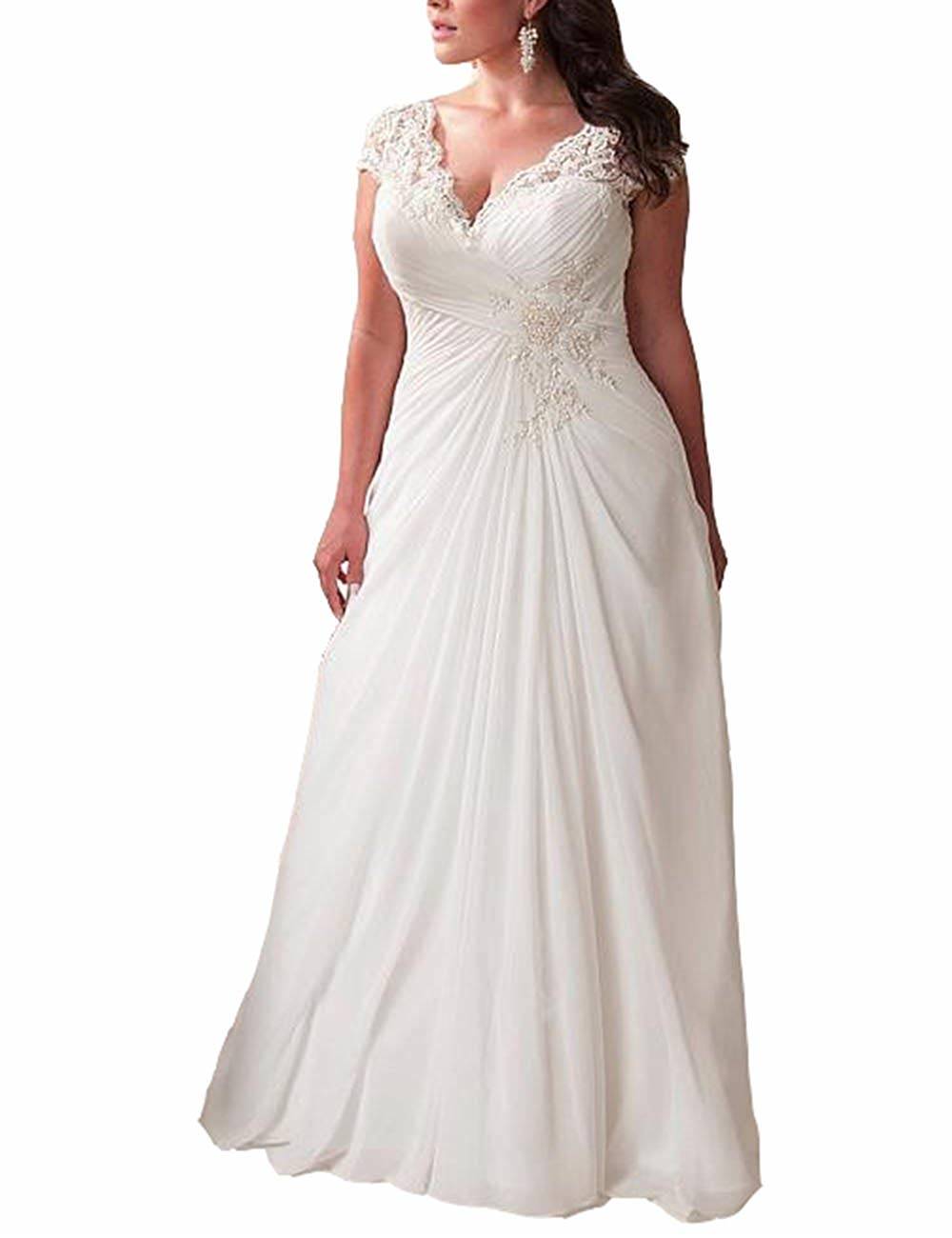 Cheap Plus Size Wedding Dresses Under $100 - Weddings To The Wire