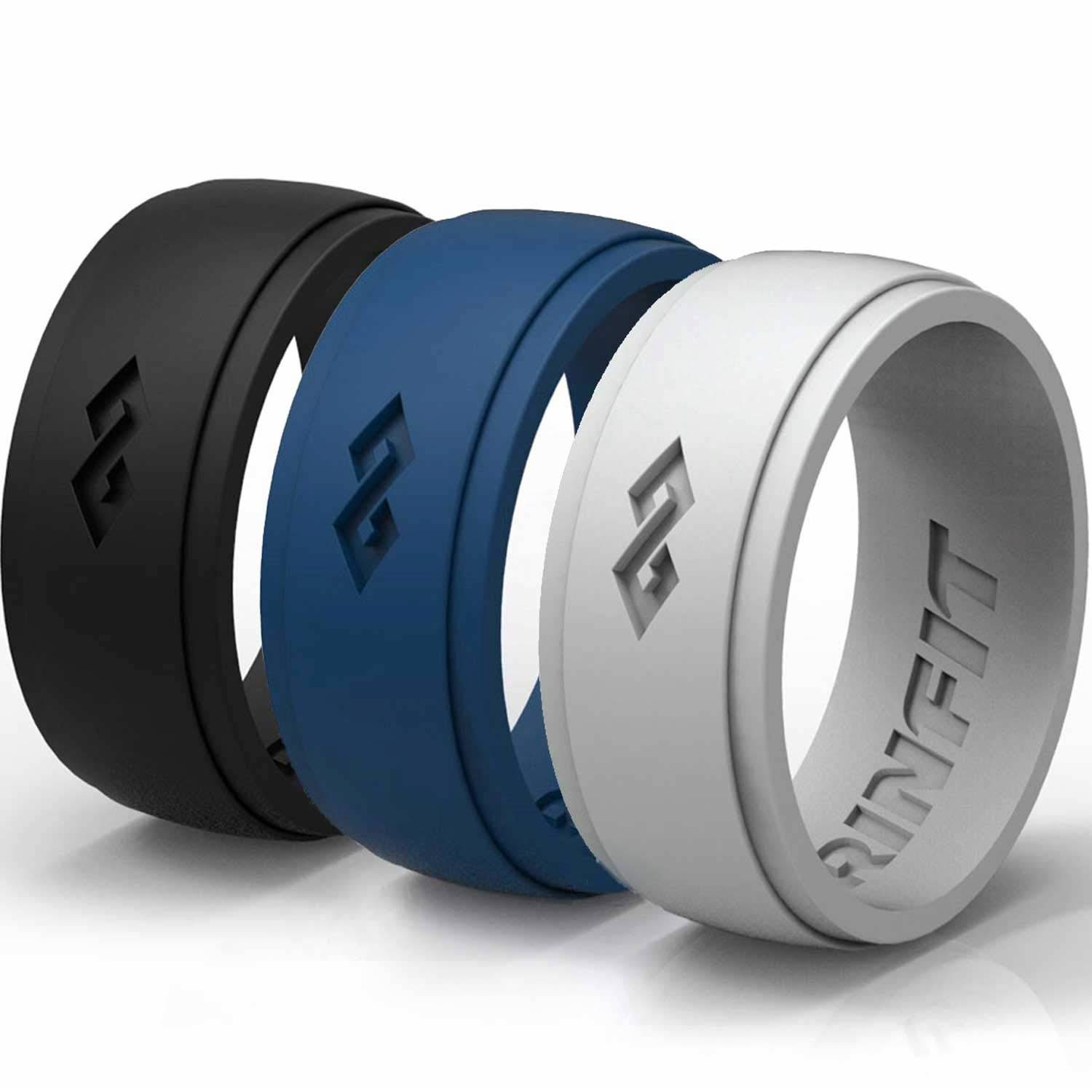 Rinfit Active Lifestyle Silicone Wedding Bands for Men