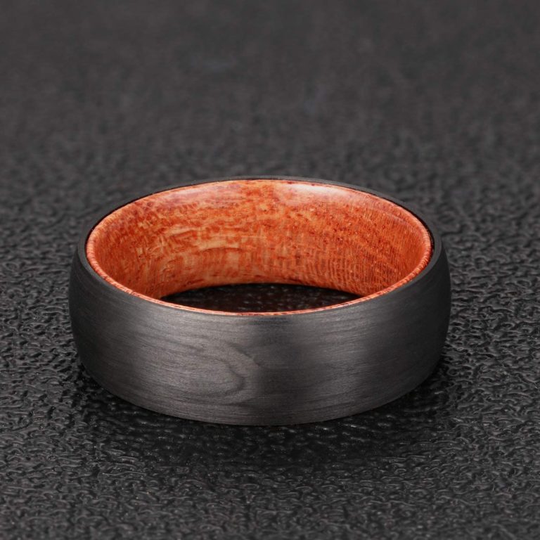 Pure Black Poya Rosewood Carbon Fiber Ring 768x768 