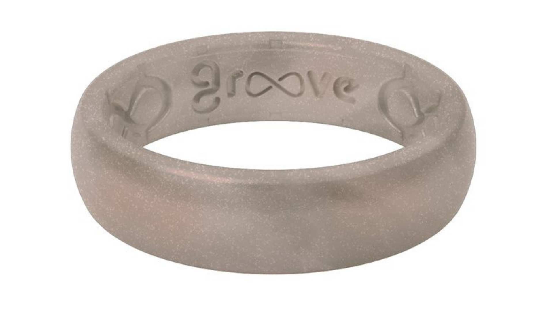 Groove Life Pewter Thin Ring for Women