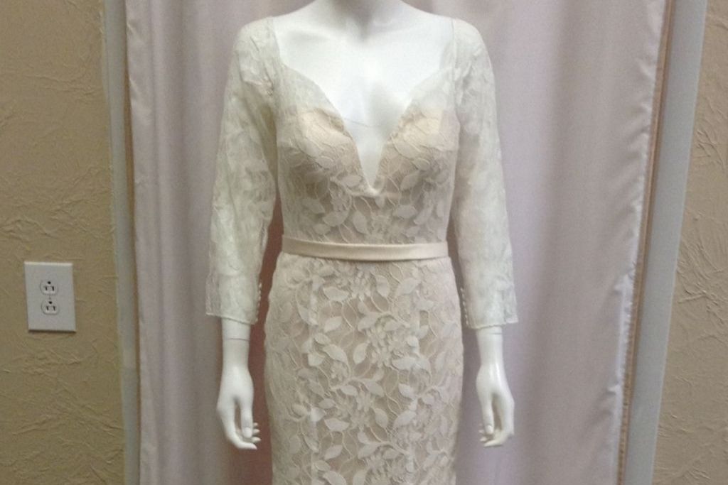LONG wedding dresses under 100 @preownedweddingdresses.com