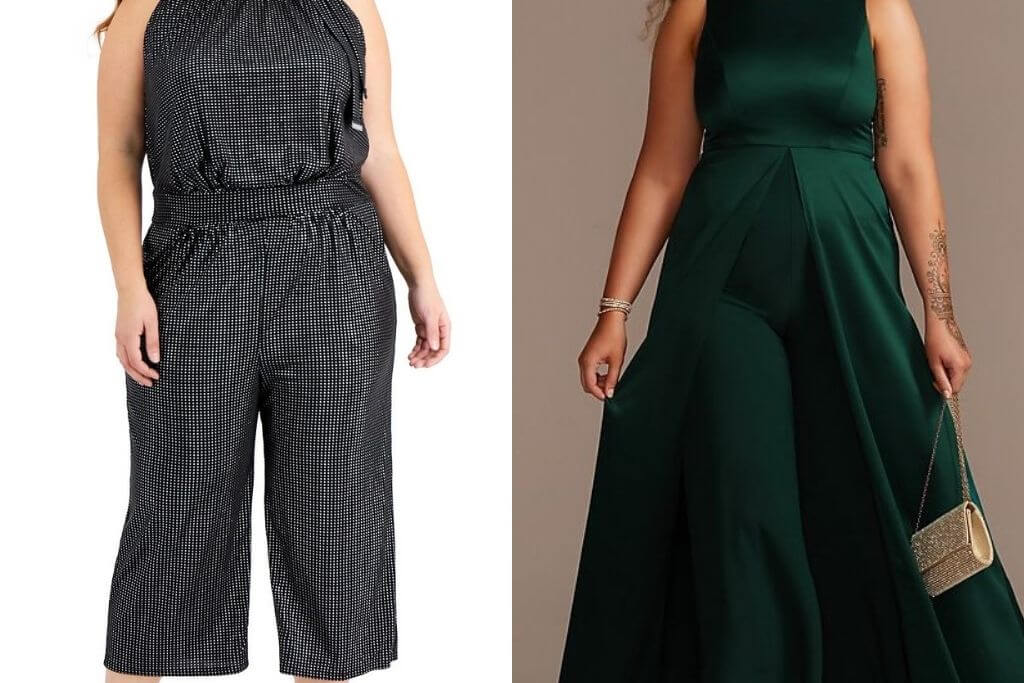 DRESSY jumpsuits for wedding guest plus size